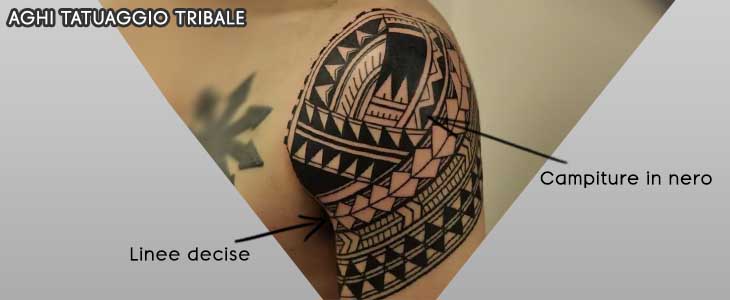 info grafica aghi tatuaggio tribale