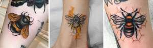 Lee más sobre el artículo Significado Tatuaje Abeja: Muchas ideas de tatuajes para inspirarse