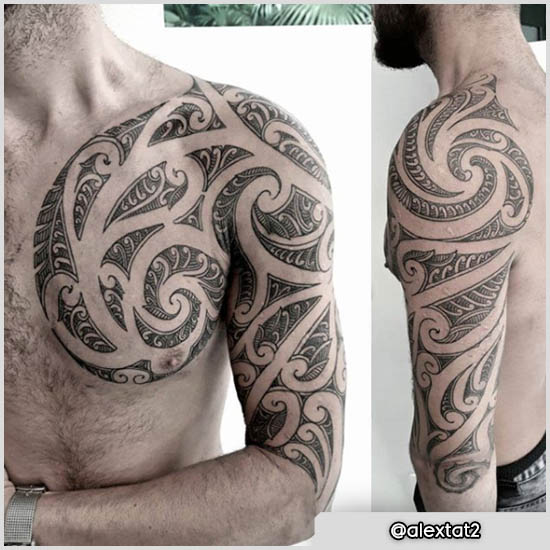tattoo maori linee