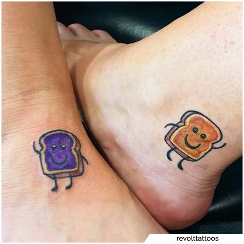 tatuajes para parejas pan