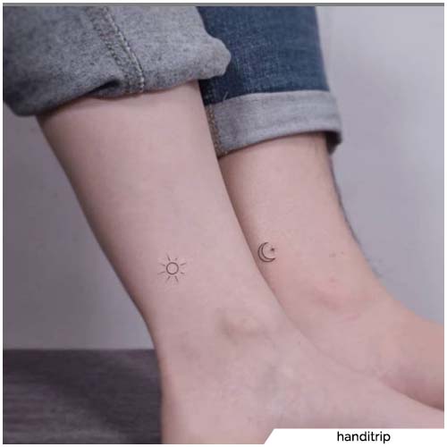 tattoo di coppia caviglie