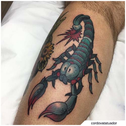 escuela de tatuajes de escorpiones