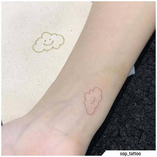 tatuaggi piccoli nuvoletta