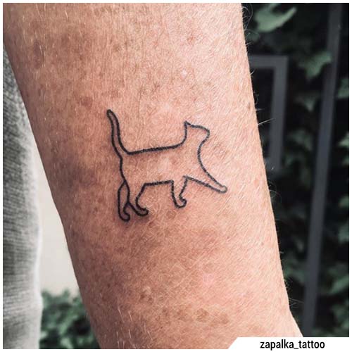 tatuajes de gatos pequeños