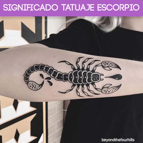 Significado Tatuaje Escorpio