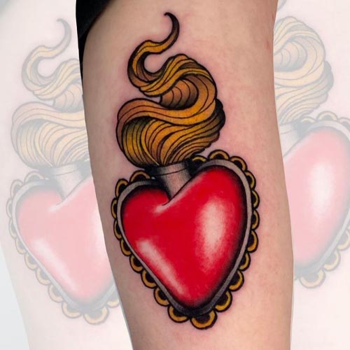 Significato Tatuaggio Sacro Cuore - Design e idee tattoo scelte per te