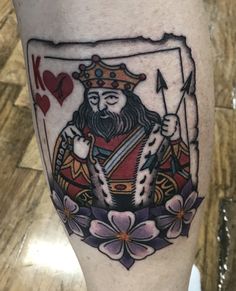 Tatuaggio Re di Cuori Significato, Idee e Costi -3