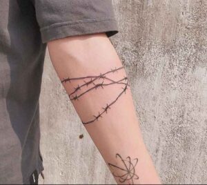 tatuaggio filo spinato-3