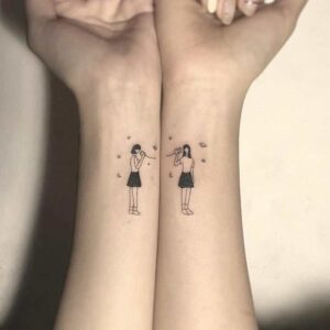 tatuaggio migliori amiche