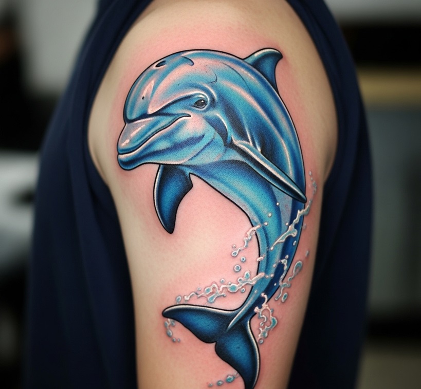 tatuaggio del delfino