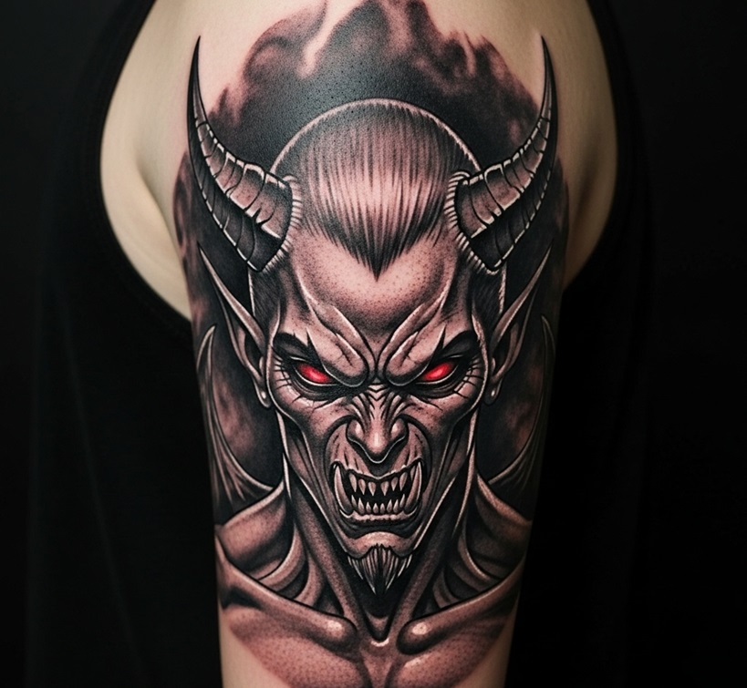 tatuaggio del demone
