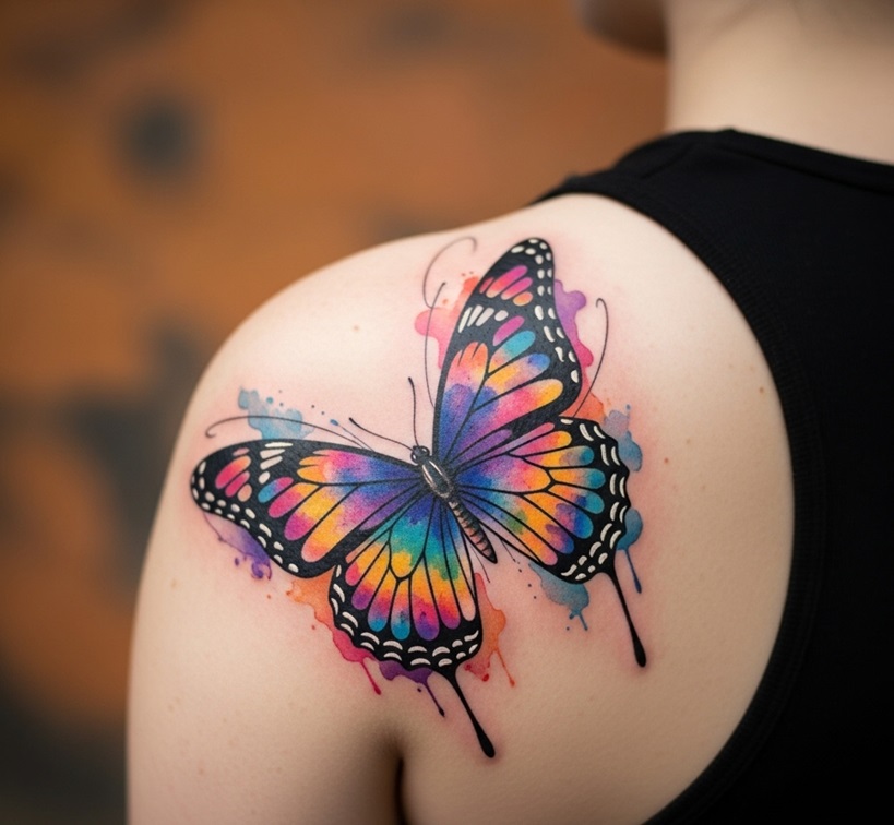 tatuaggio della farfalla