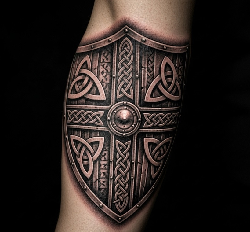 tatuaggio dello scudo