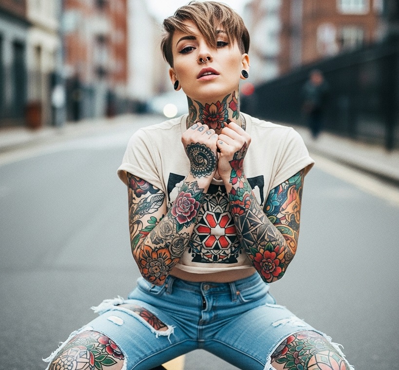 tatuaggio di donna