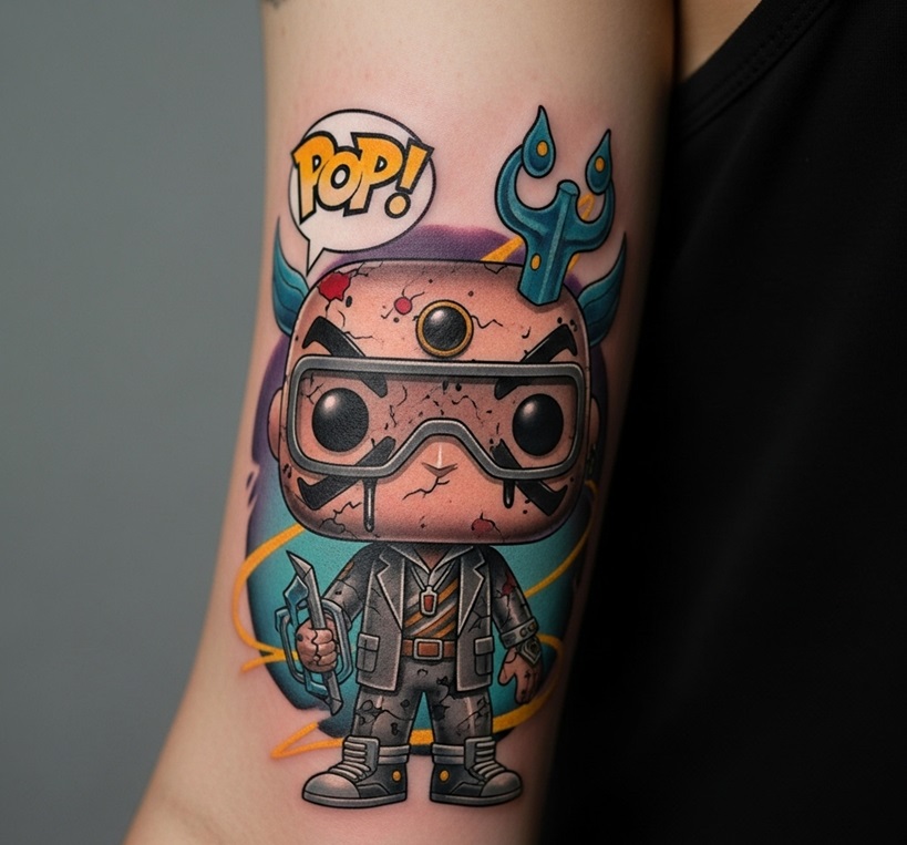 tatuaggio di funkopop