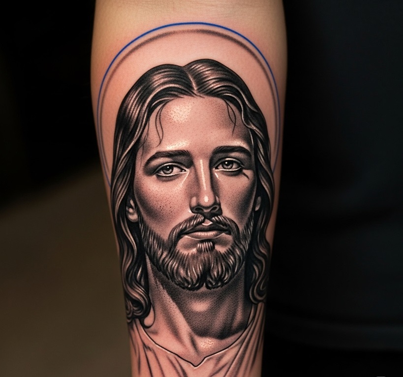 tatuaggio di gesu
