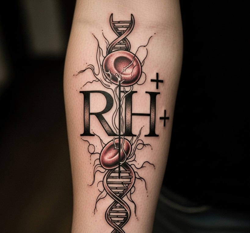 tatuaggio fattore rh